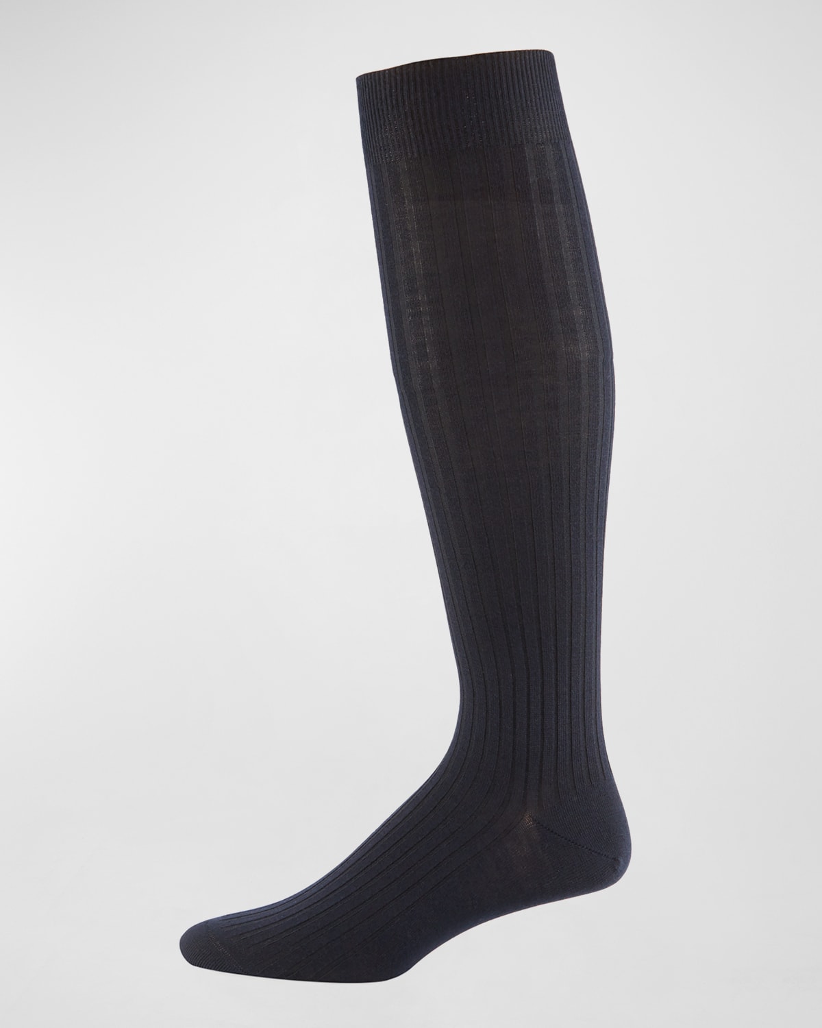 NEIMAN MARCUS OVER-THE-CALF RIBBED SOCKS,PROD50570008