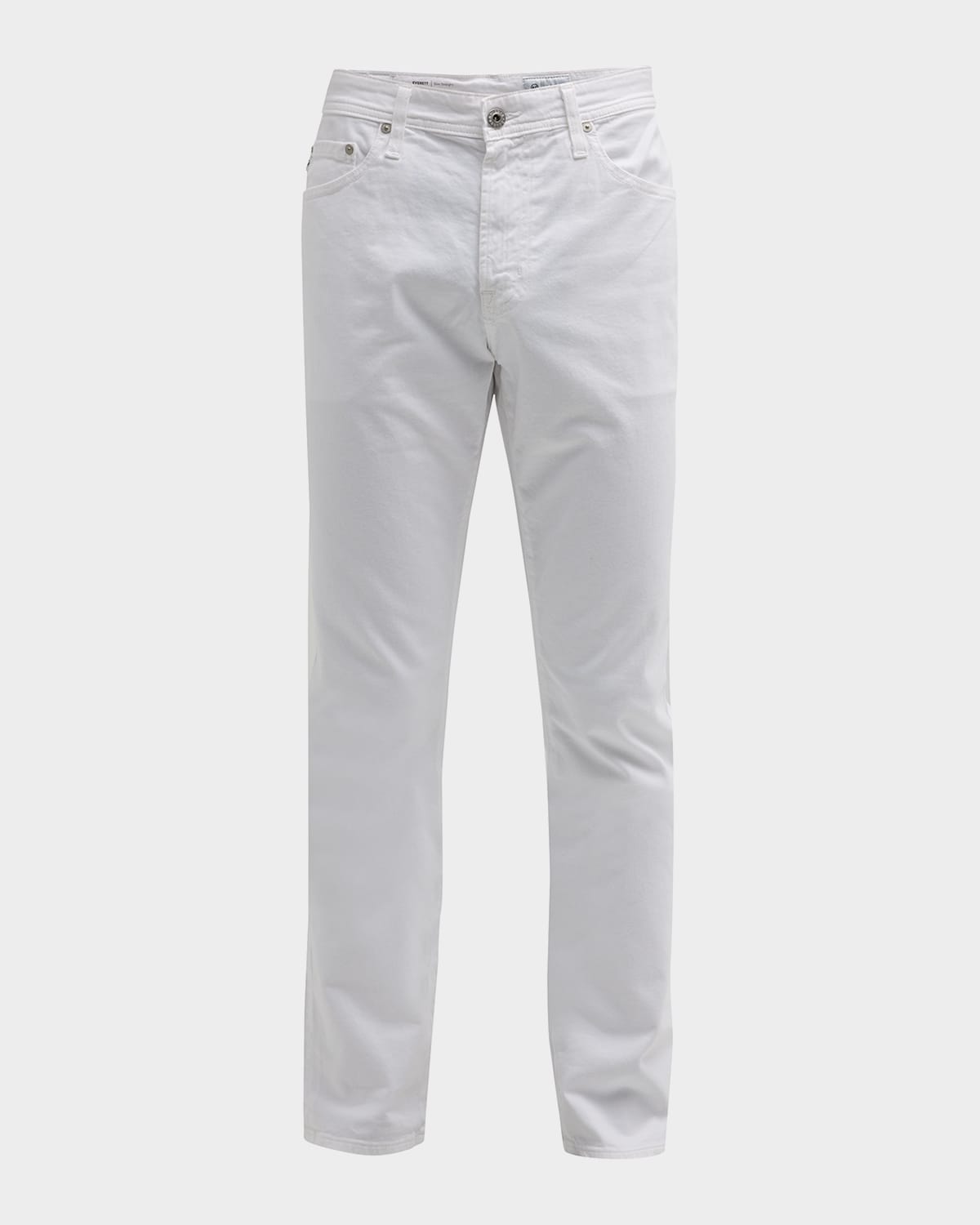 Shop Ag Everett Slim-straight Twill Pants In White