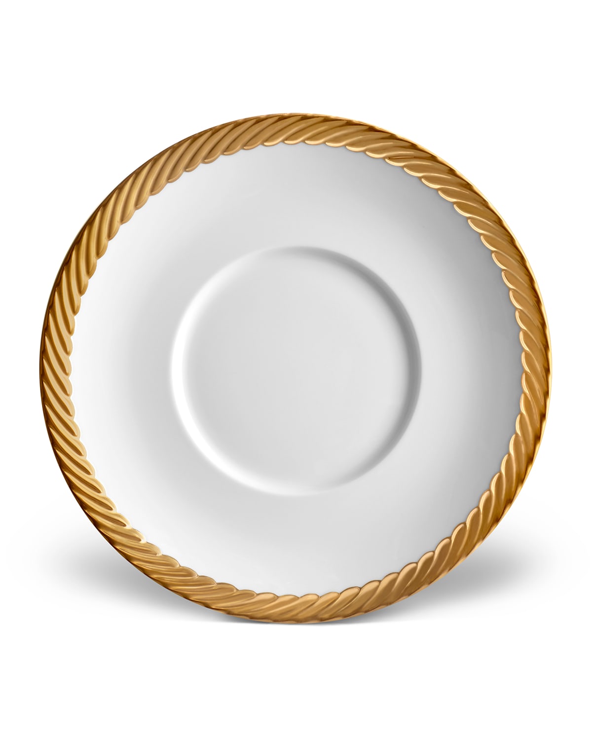 L'objet Corde Saucer, White/gold In White/gold
