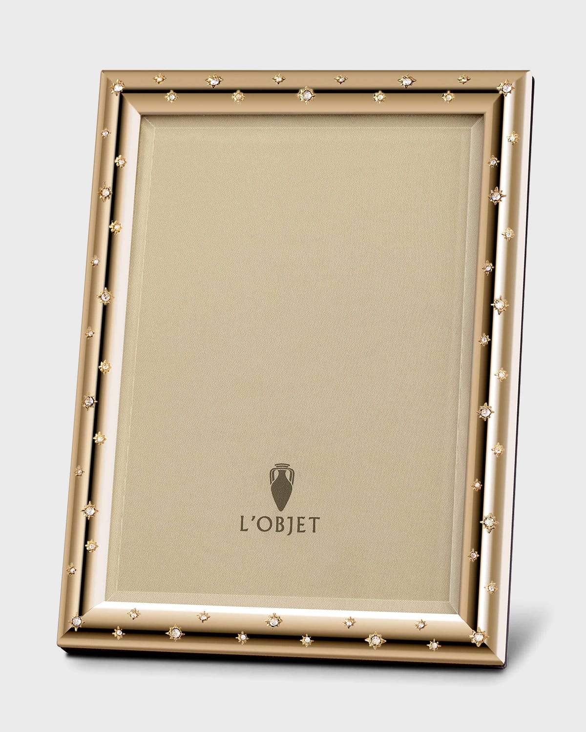 Shop L'objet Stars Gold Picture Frame, 4" X 6"