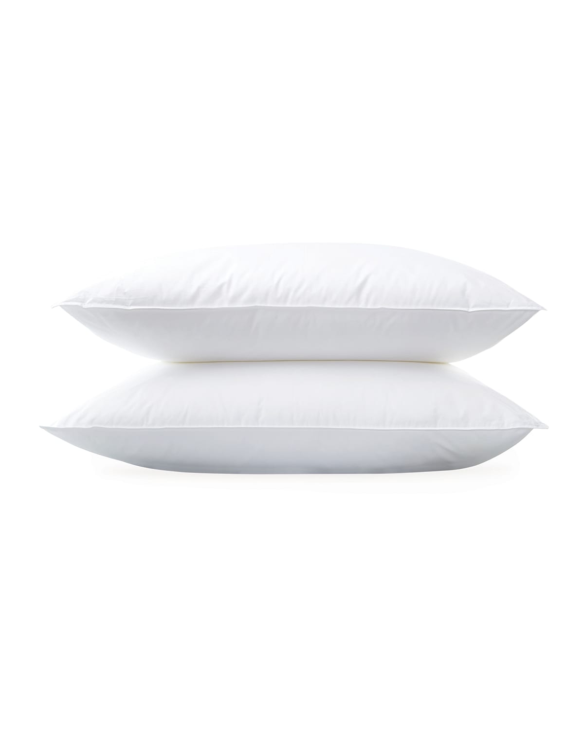 Shop Matouk Valetto 3-chamber Medium Standard Pillow, 20" X 30" In White