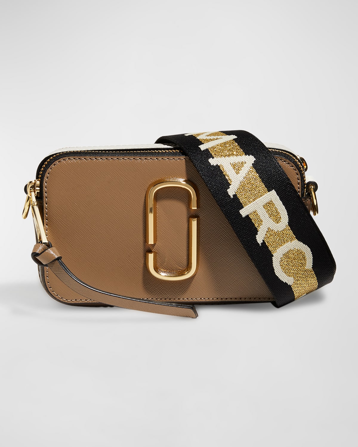 MARC JACOBS Snapshot Small Camera Bag The New Black Gilded 100