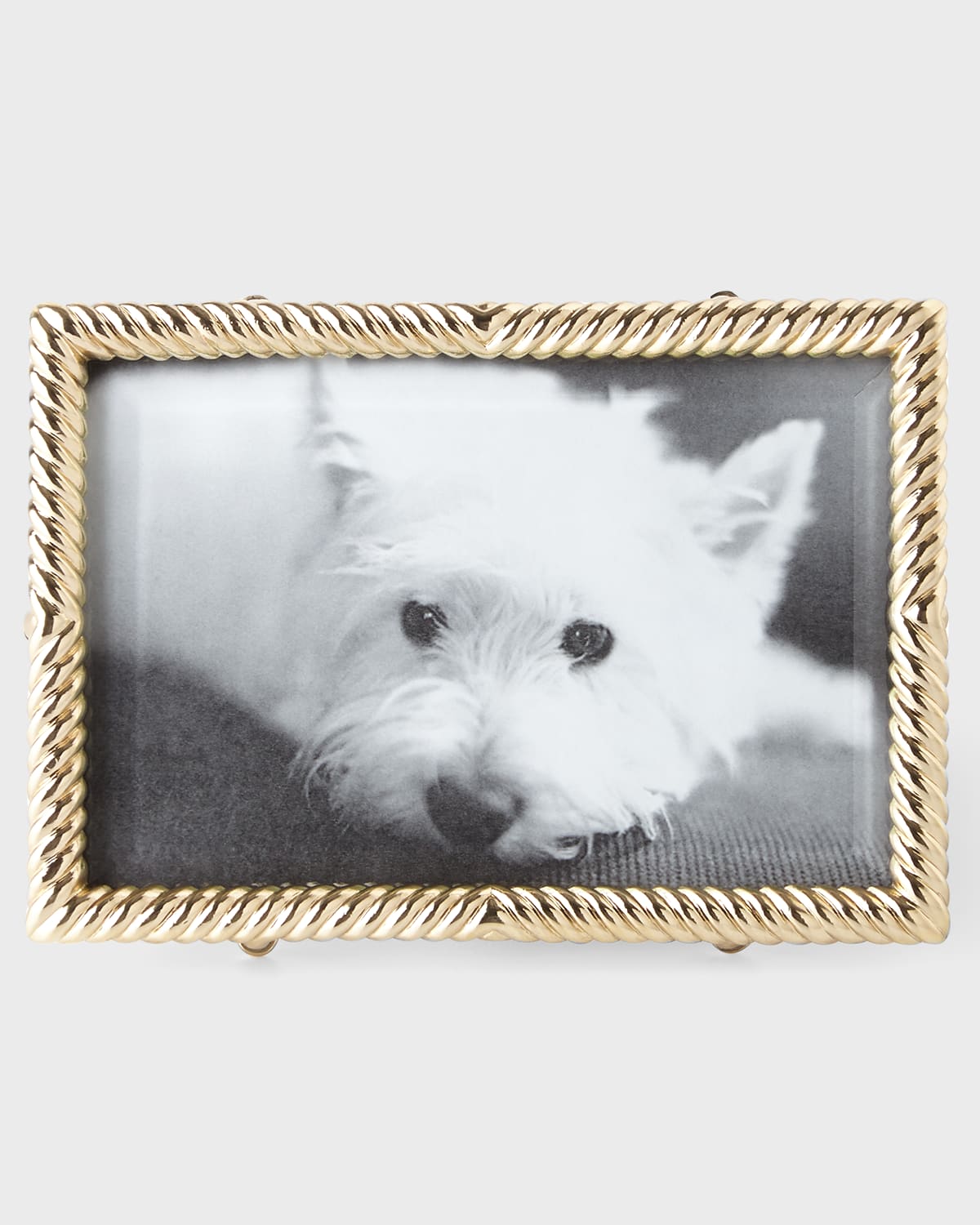 L'objet Gold Deco Twist 4" X 6" Picture Frame