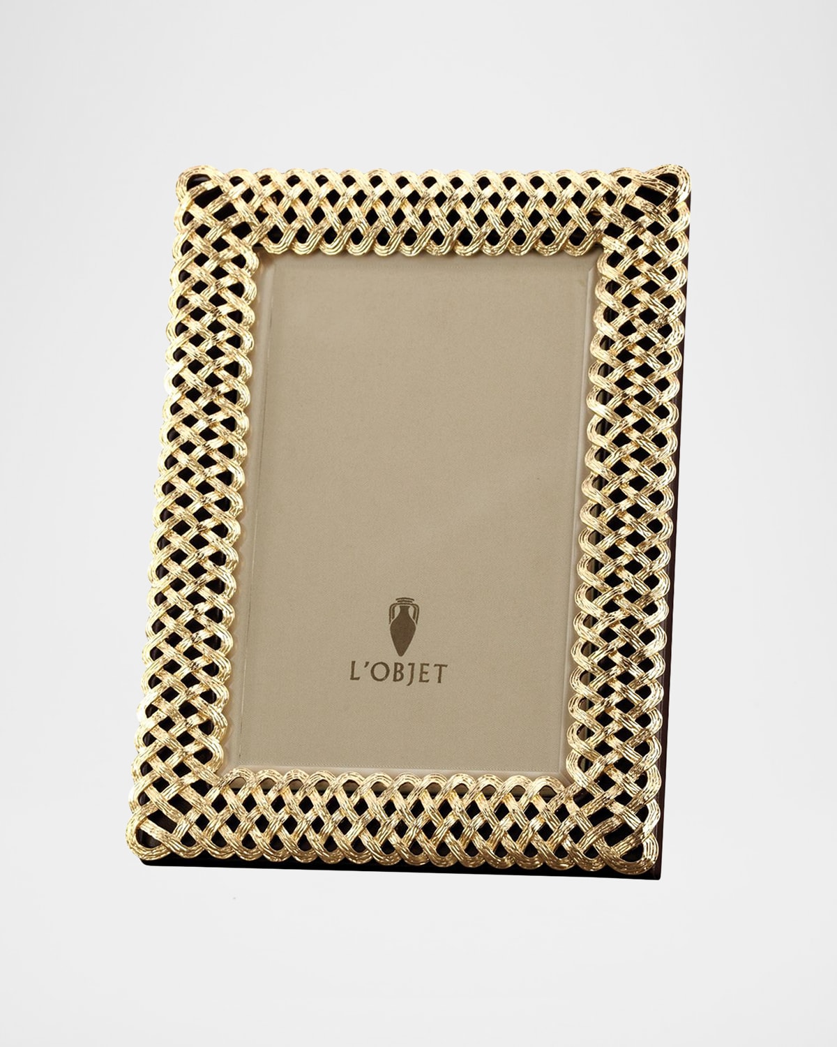 L'objet Gold Braid 8" X 10" Picture Frame