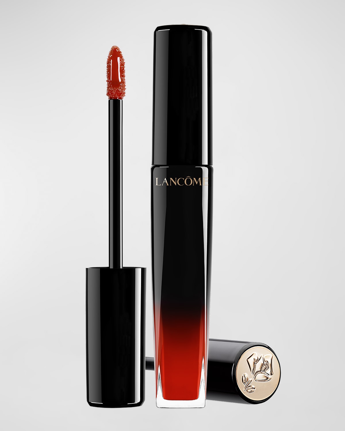 Lancôme L'absolu Lacquer Longwear Lip Gloss In Black