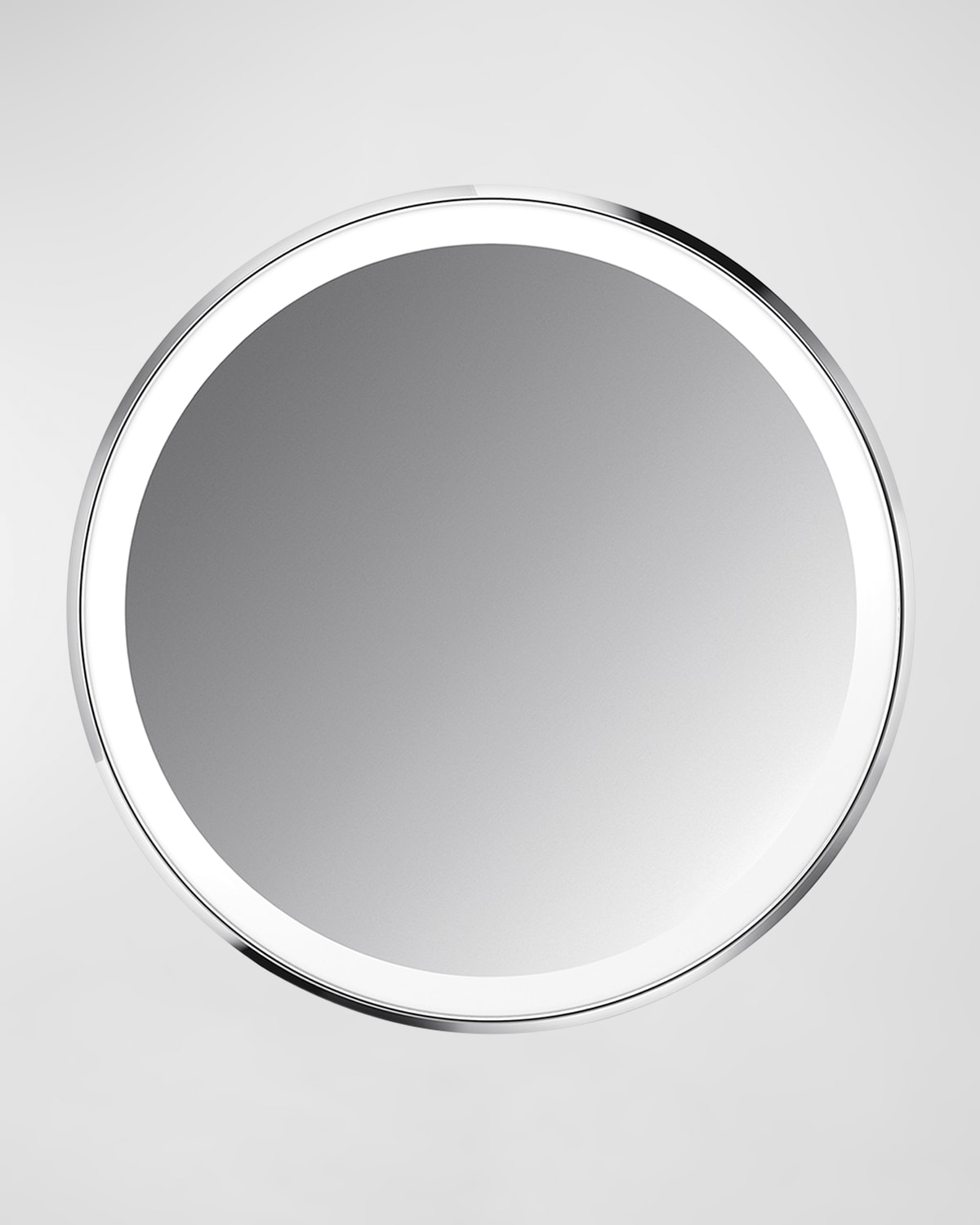 Simplehuman Sensor Makeup Mirror Compact, 3x Magnification In Brushed Silver