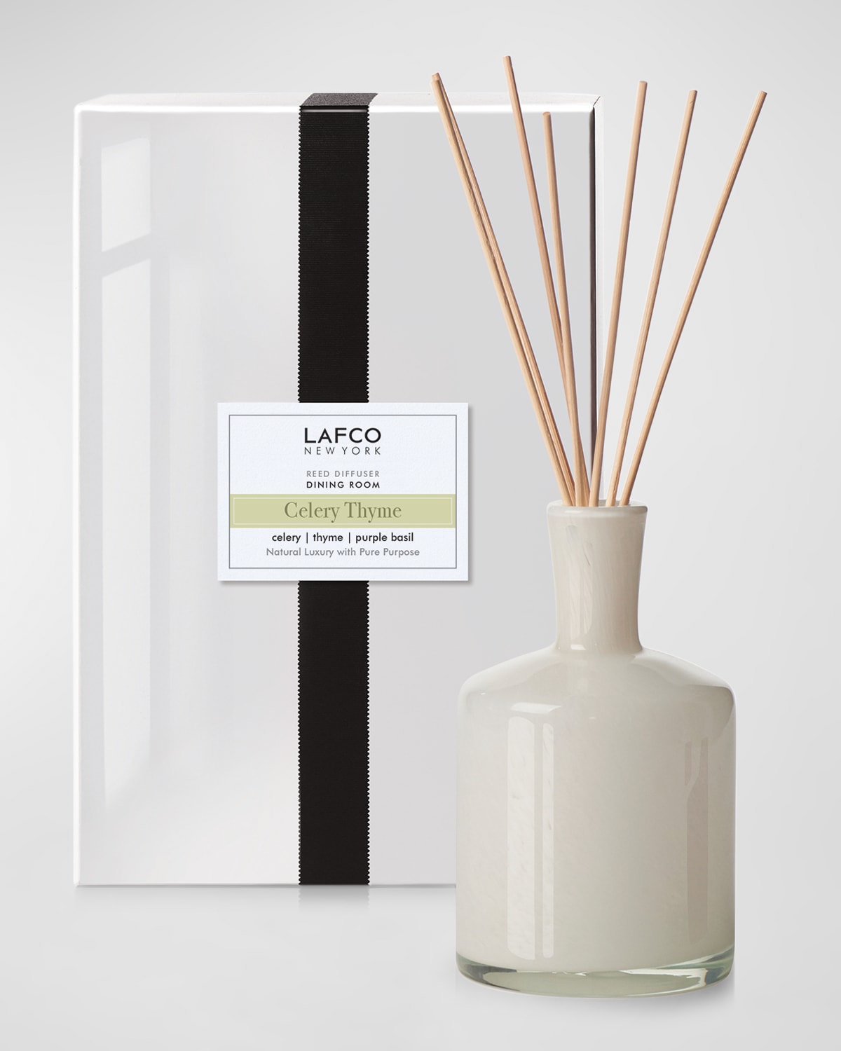 Shop Lafco New York Celery Thyme Signature 15oz Reed Diffuser In White