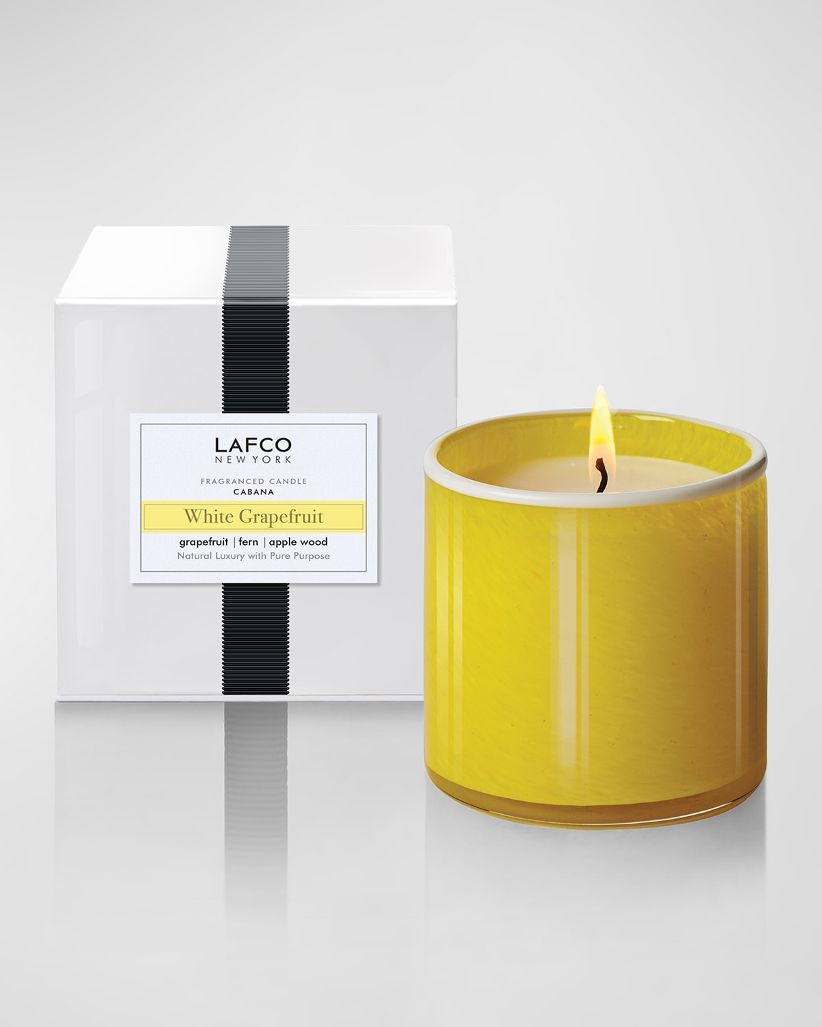 Shop Lafco New York White Grapefruit Signature 15.5oz Candle In Yellow
