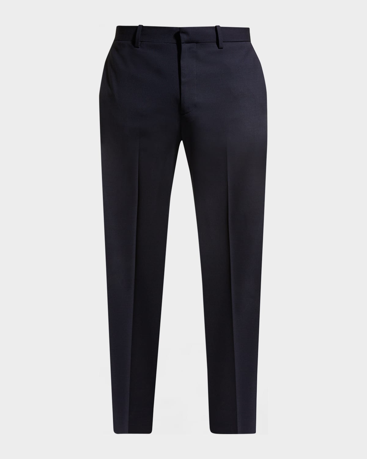 Theory Men's Mayer Trousers In Stretch Wool In Navy Multi