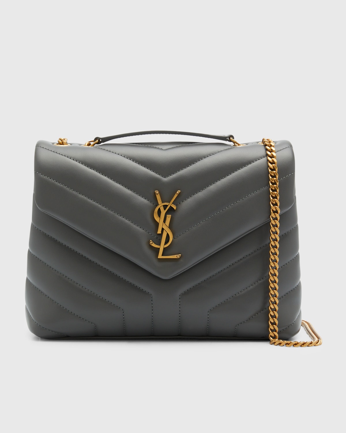 Small loulou matelassé calfskin shoulder bag 2025