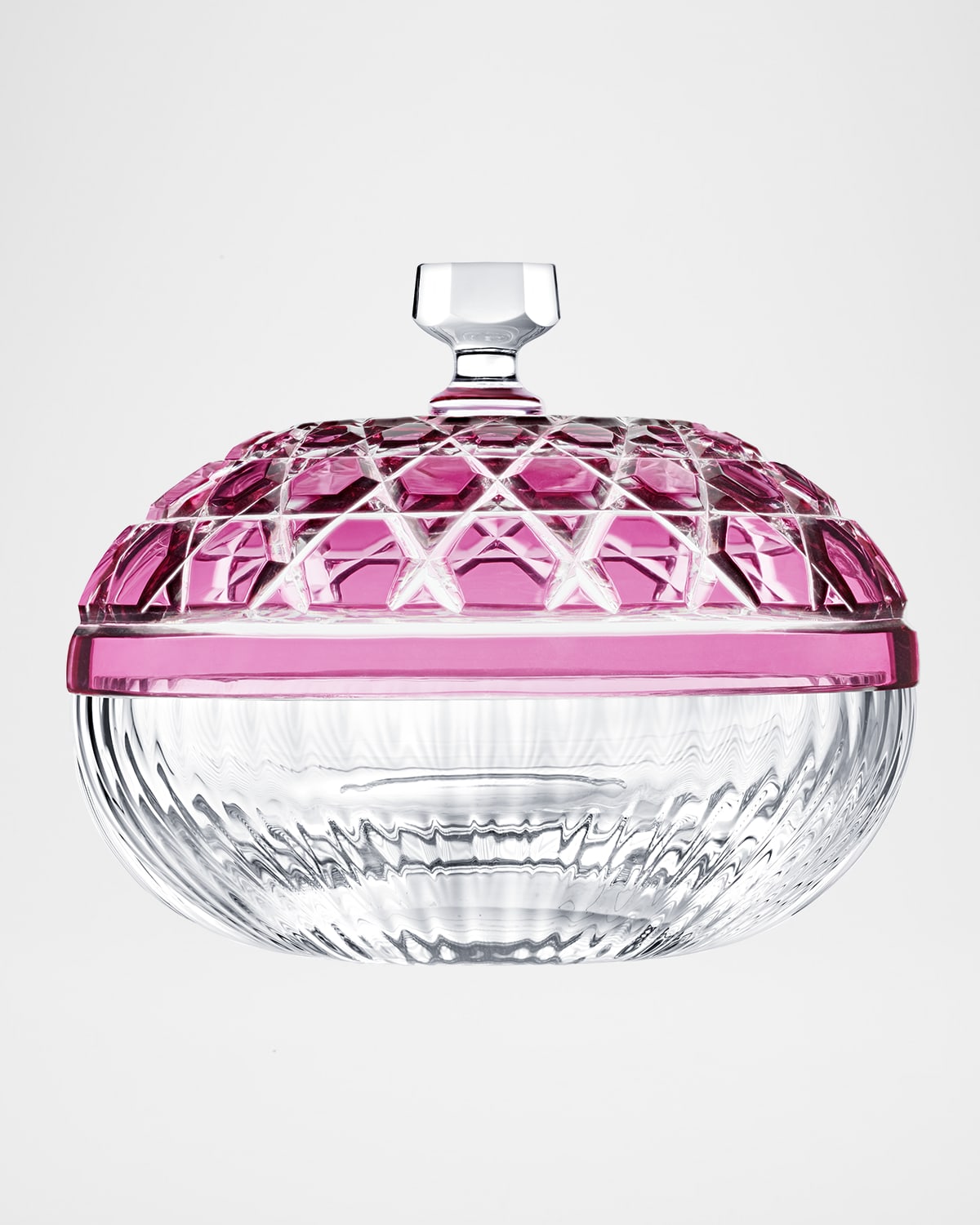 Saint Louis Crystal Royal Small Box, Amethyst In Amethyst