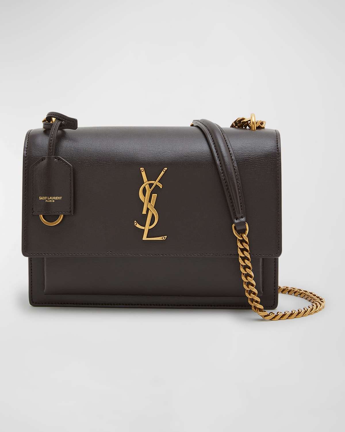 Saint Laurent Calfskin Medium Monogram Sunset Bag