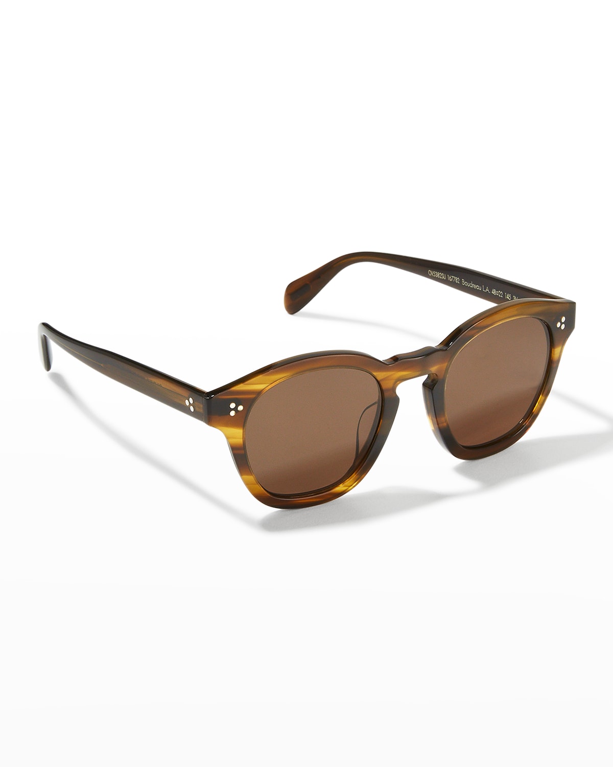 Men's Boudreau LA 48 Round Acetate Sunglasses