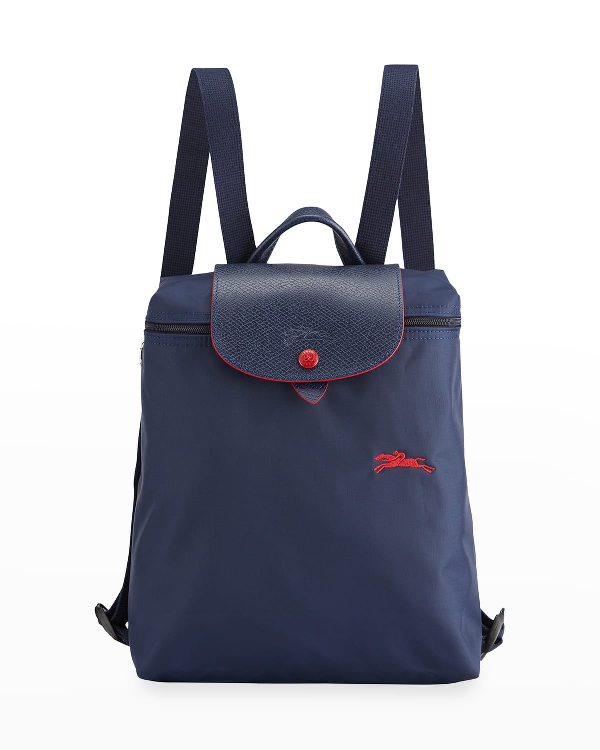 Longchamp Le Pliage Club Nylon Backpack In Navy