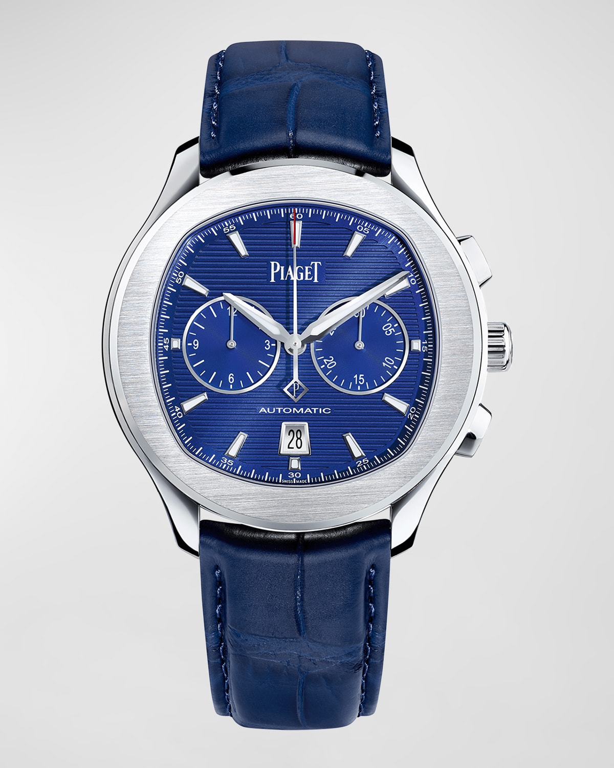 Polo S 42mm Chronograph Watch w/ Alligator Strap