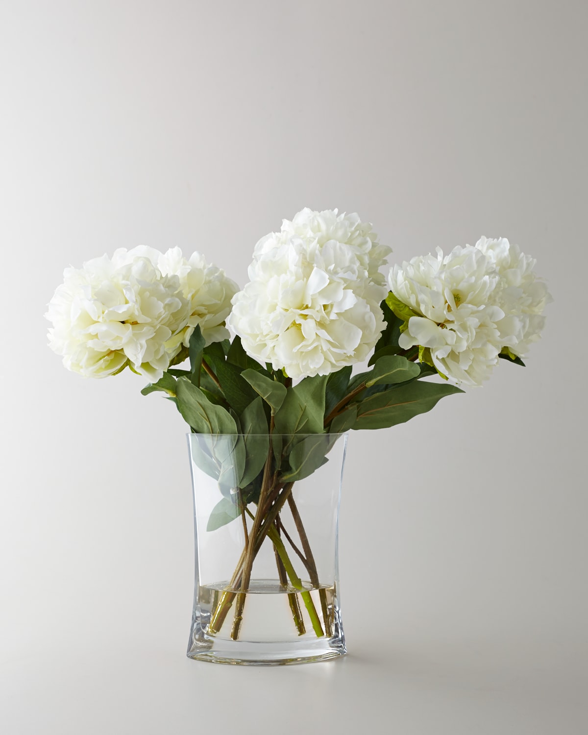 John-richard Collection Heavenly Peonies Faux Floral Arrangement In White
