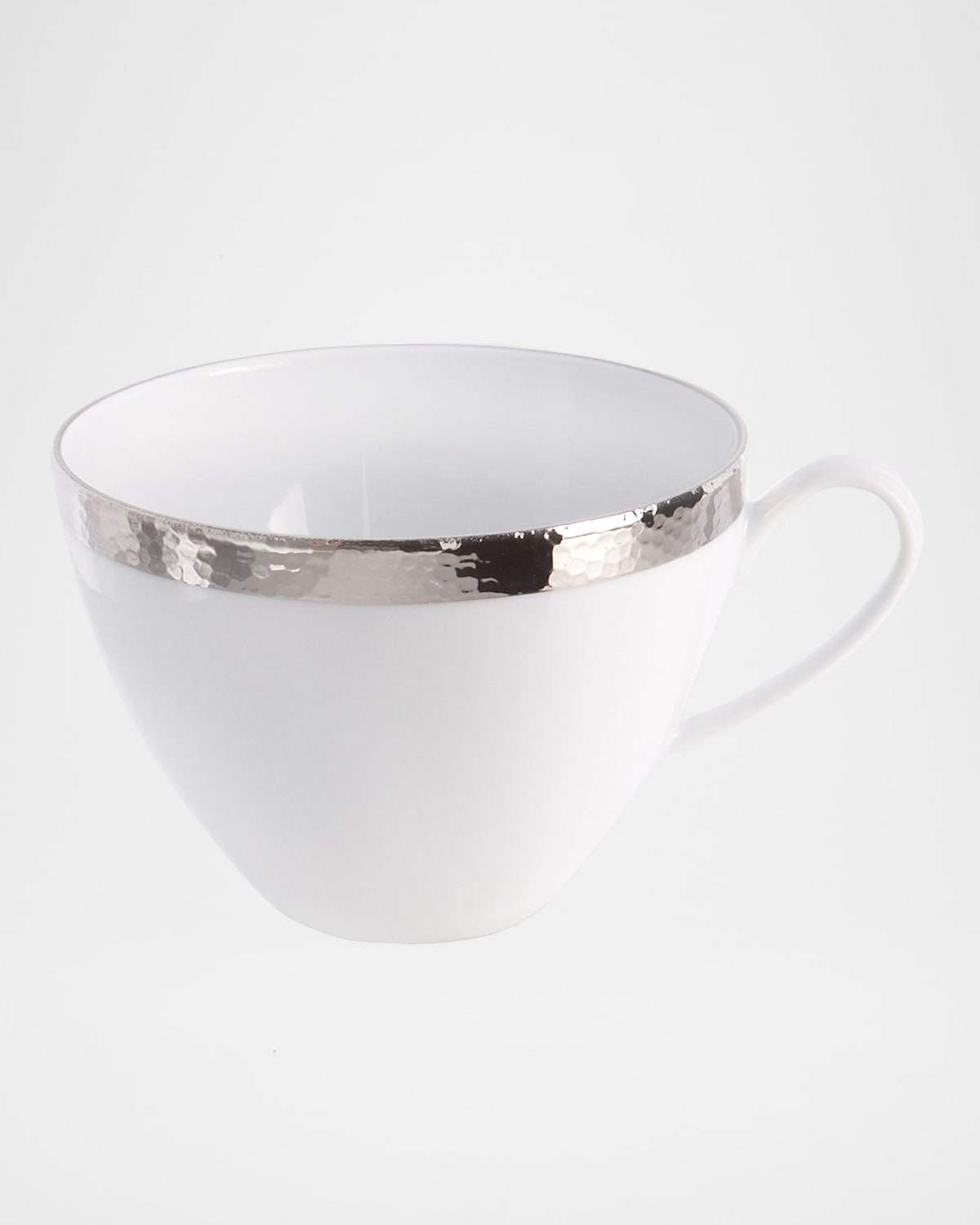 Michael Aram Silversmith Platinum-trim Porcelain Breakfast Cup