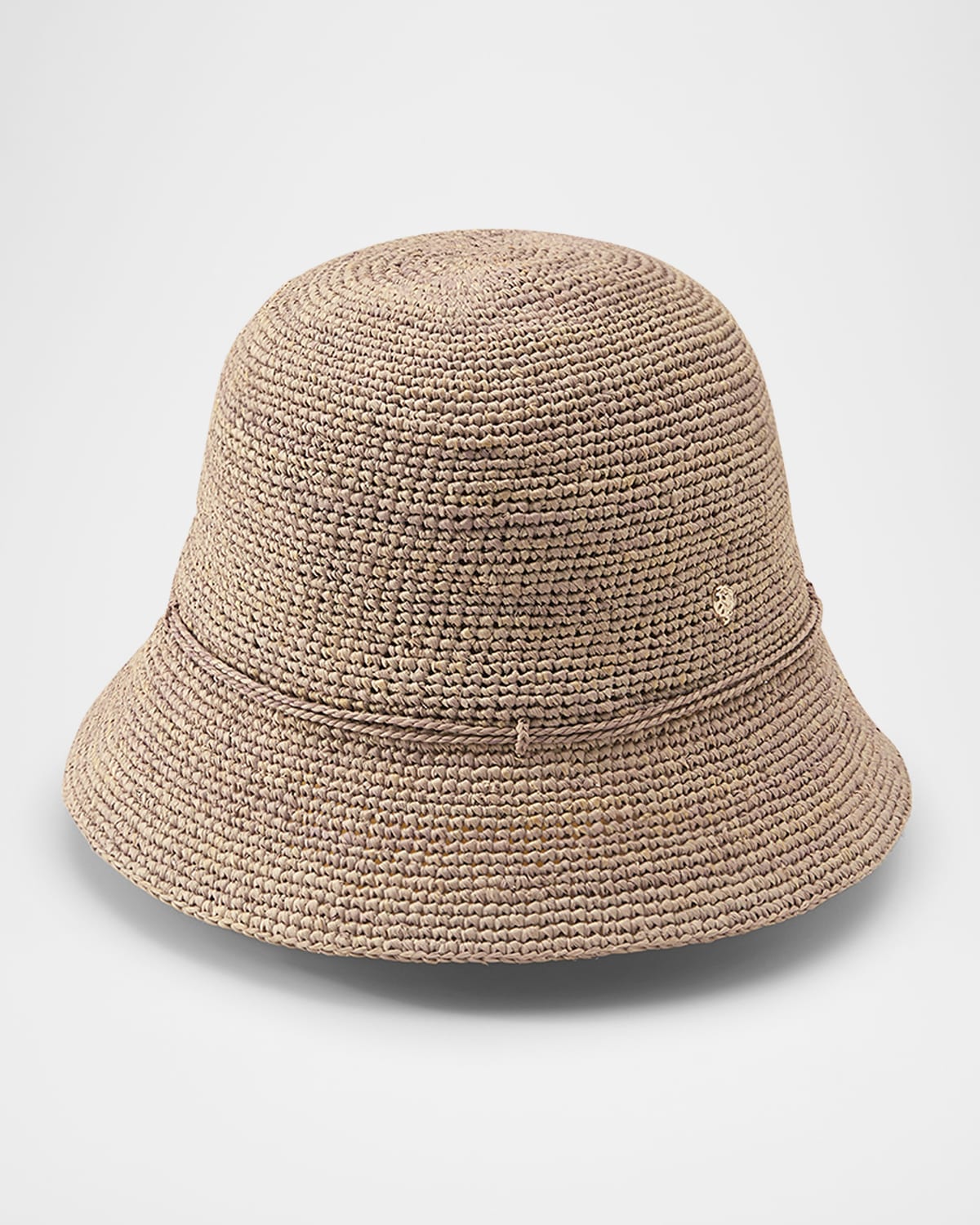 Helen Kaminski Packable Raffia Cloche In Eclipse Melange