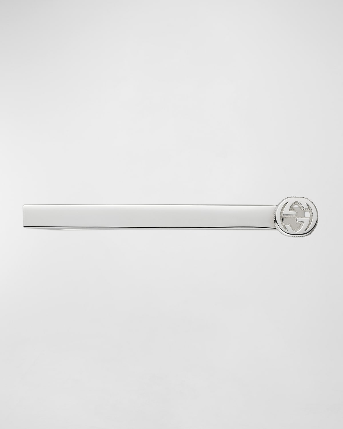 Sterling Silver Interlocking G Tie Bar