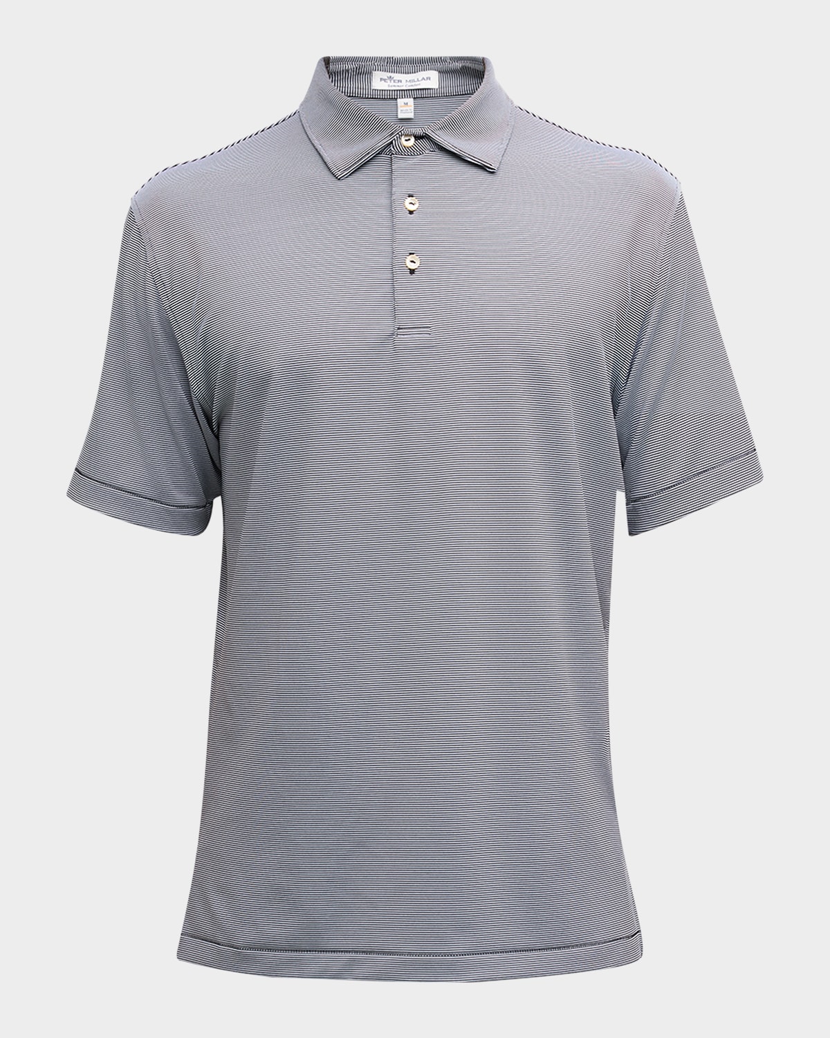 Men's Jubilee Stripe Stretch-Jersey Polo Shirt