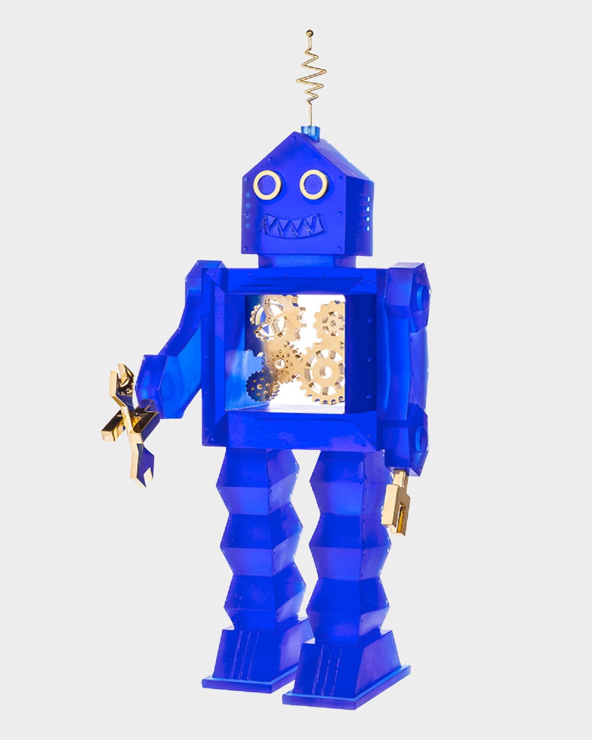 Daum Ot Robot Statue In Blue