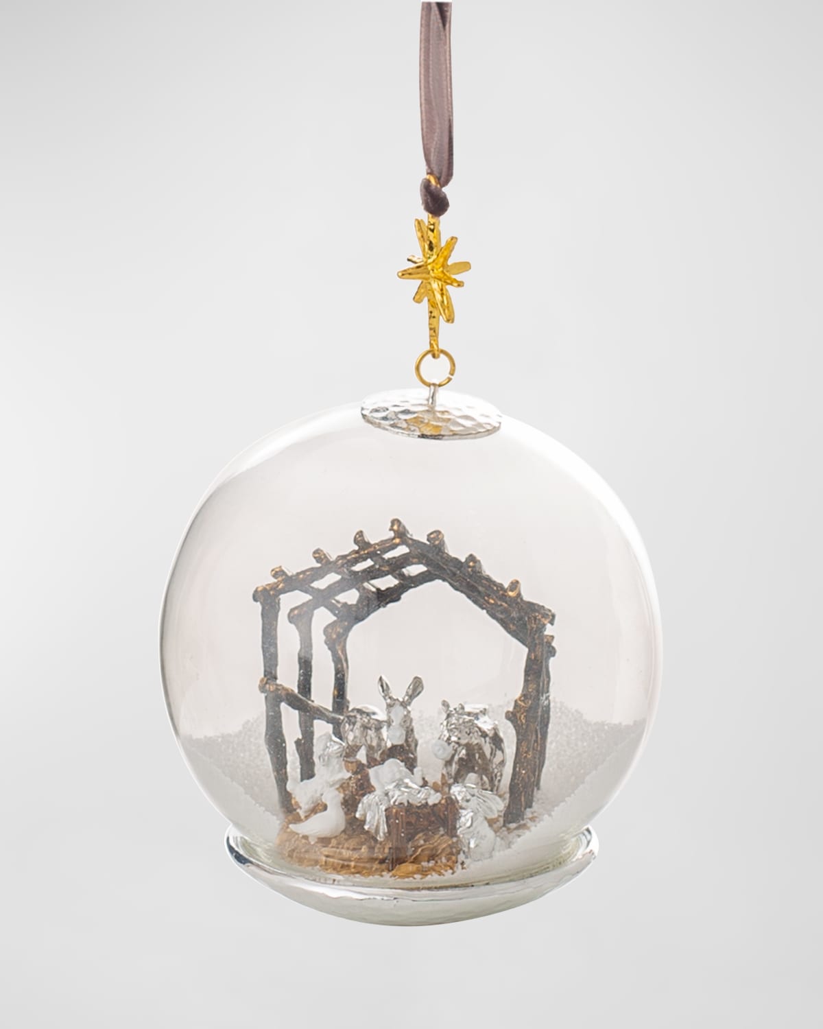 Michael Aram Manger Snow Globe Ornament