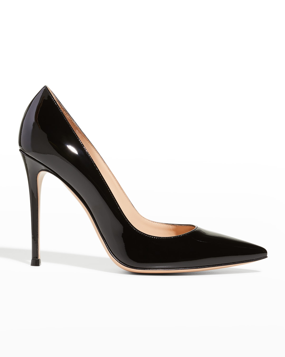 Black pointed toe heels top