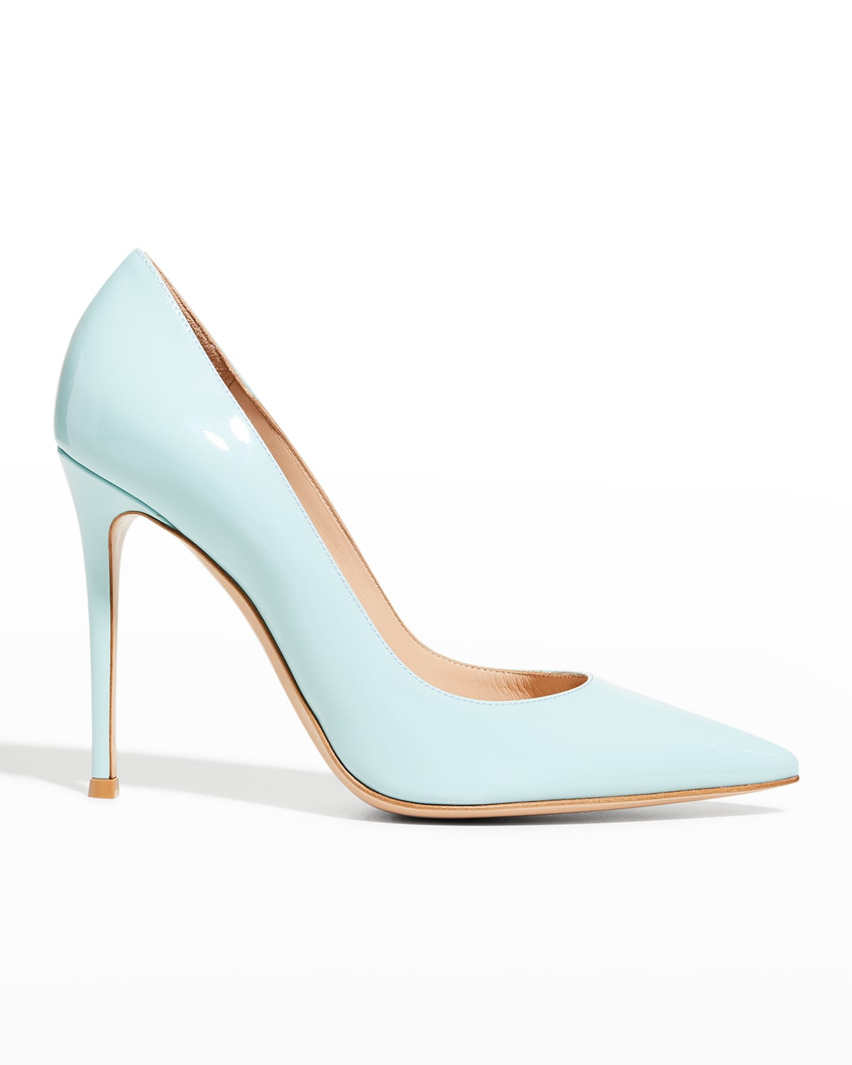 Gianvito Rossi 105mm Gianvito Patent Leather Pumps In Bora