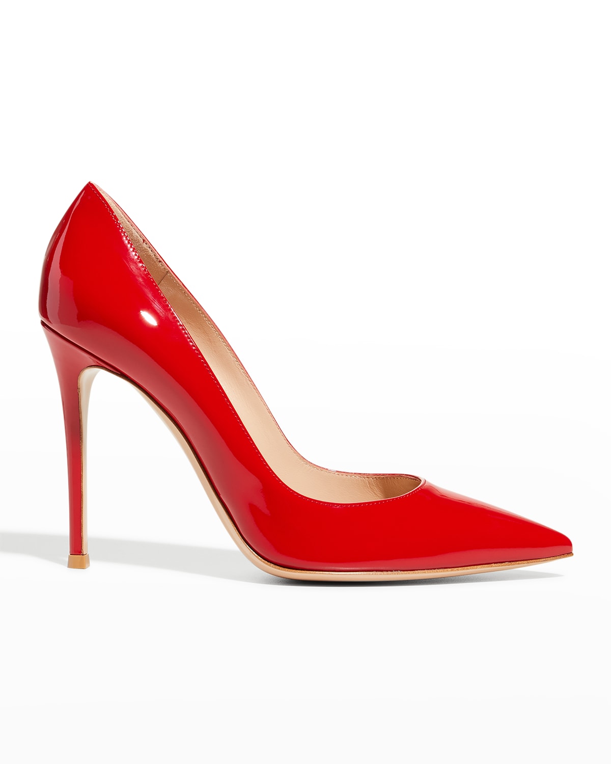 GIANVITO ROSSI PATENT POINT-TOE PUMPS