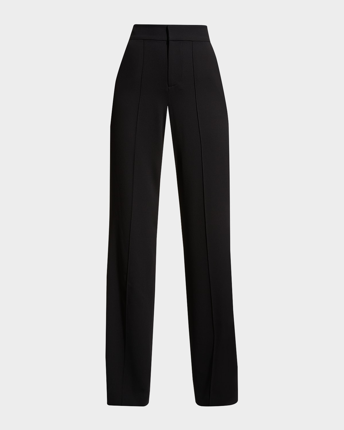 Alice + Olivia Dylan High Waist Faux Leather Wide Leg Pants