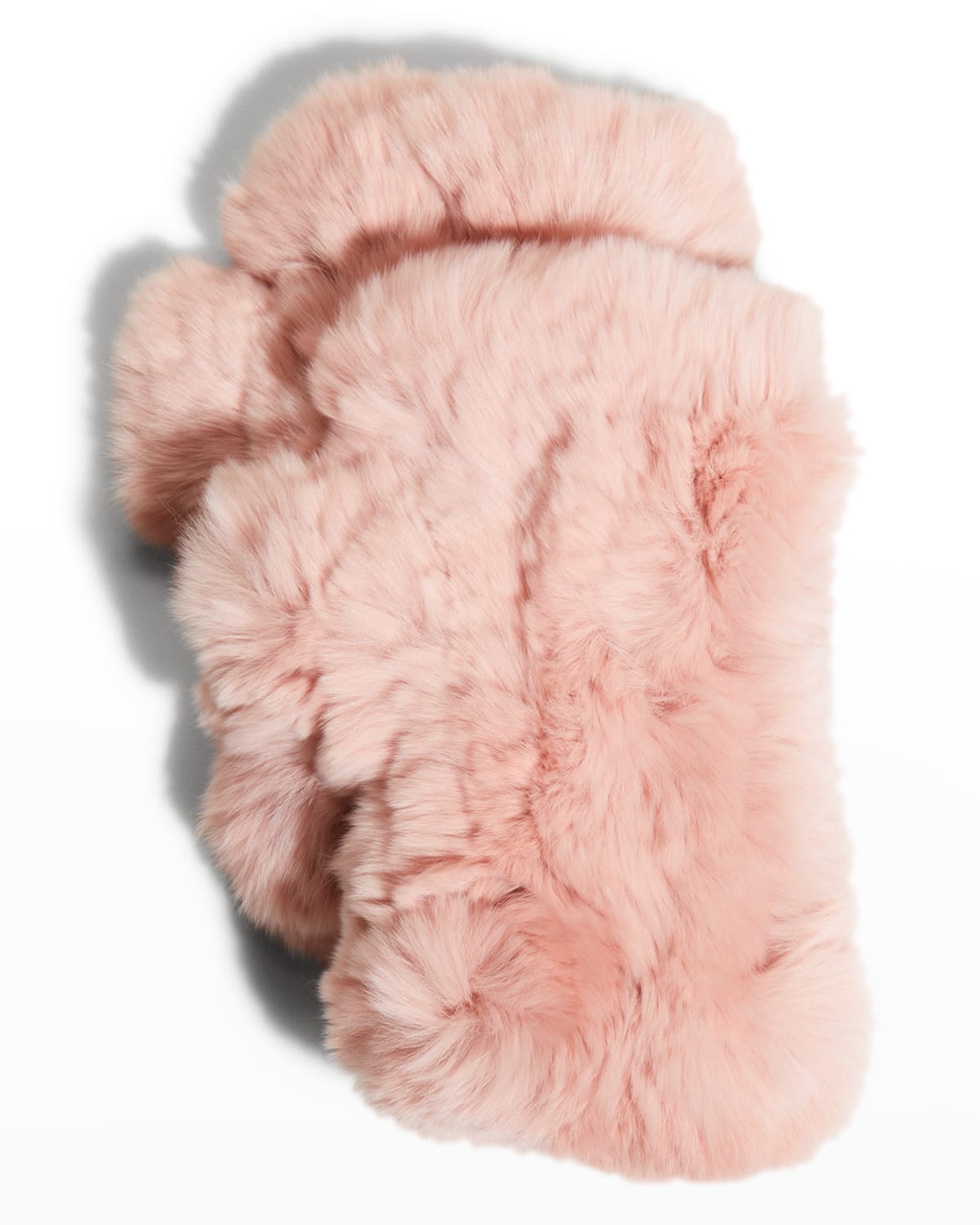 SURELL ACCESSORIES FINGERLESS FUR MITTENS