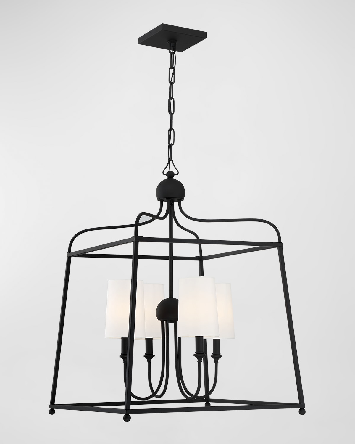 Crystorama Sylvan 4-light Dark Bronze Chandelier