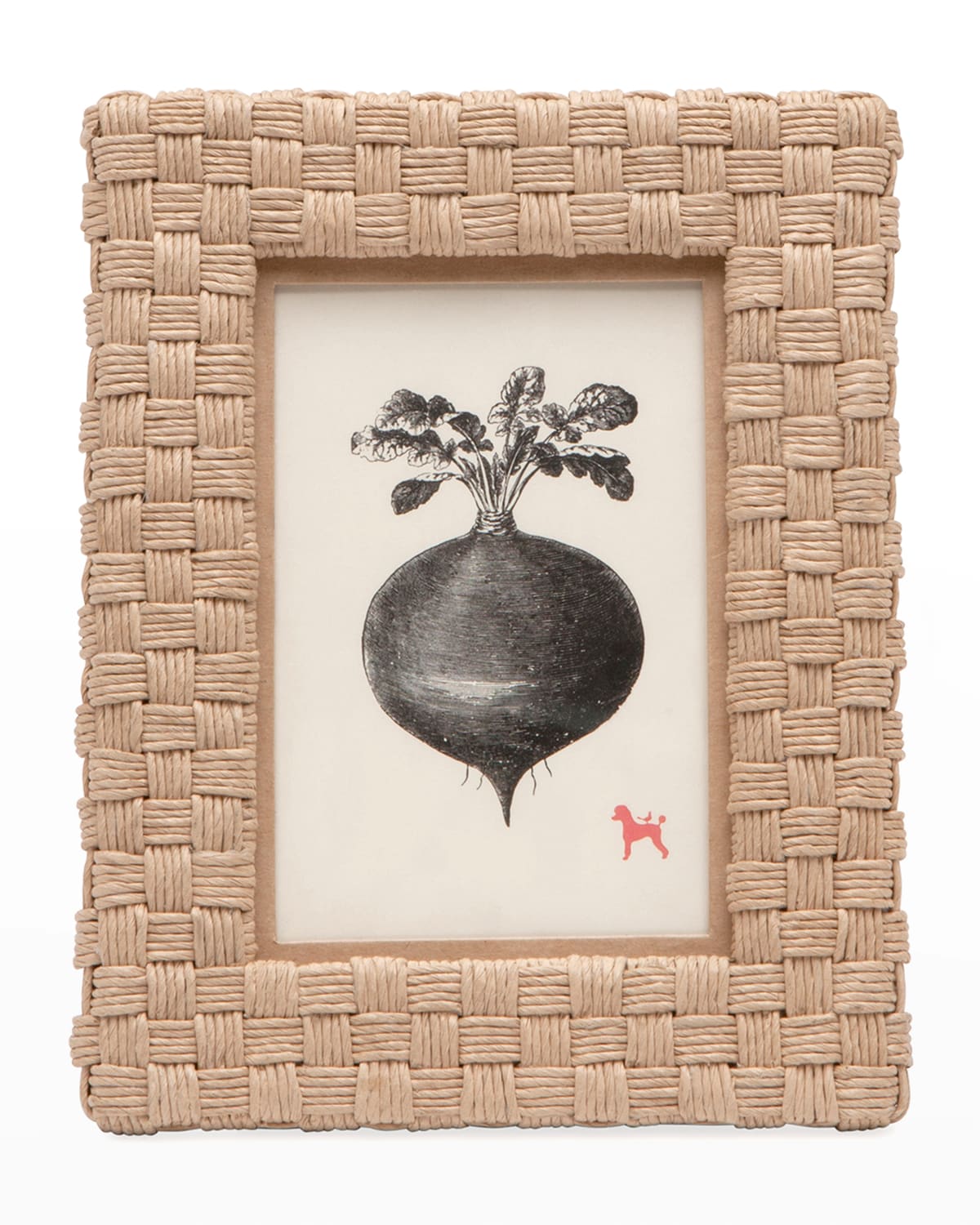 Pigeon & Poodle Genova Natural Rope Frame, 4x6 In Natural