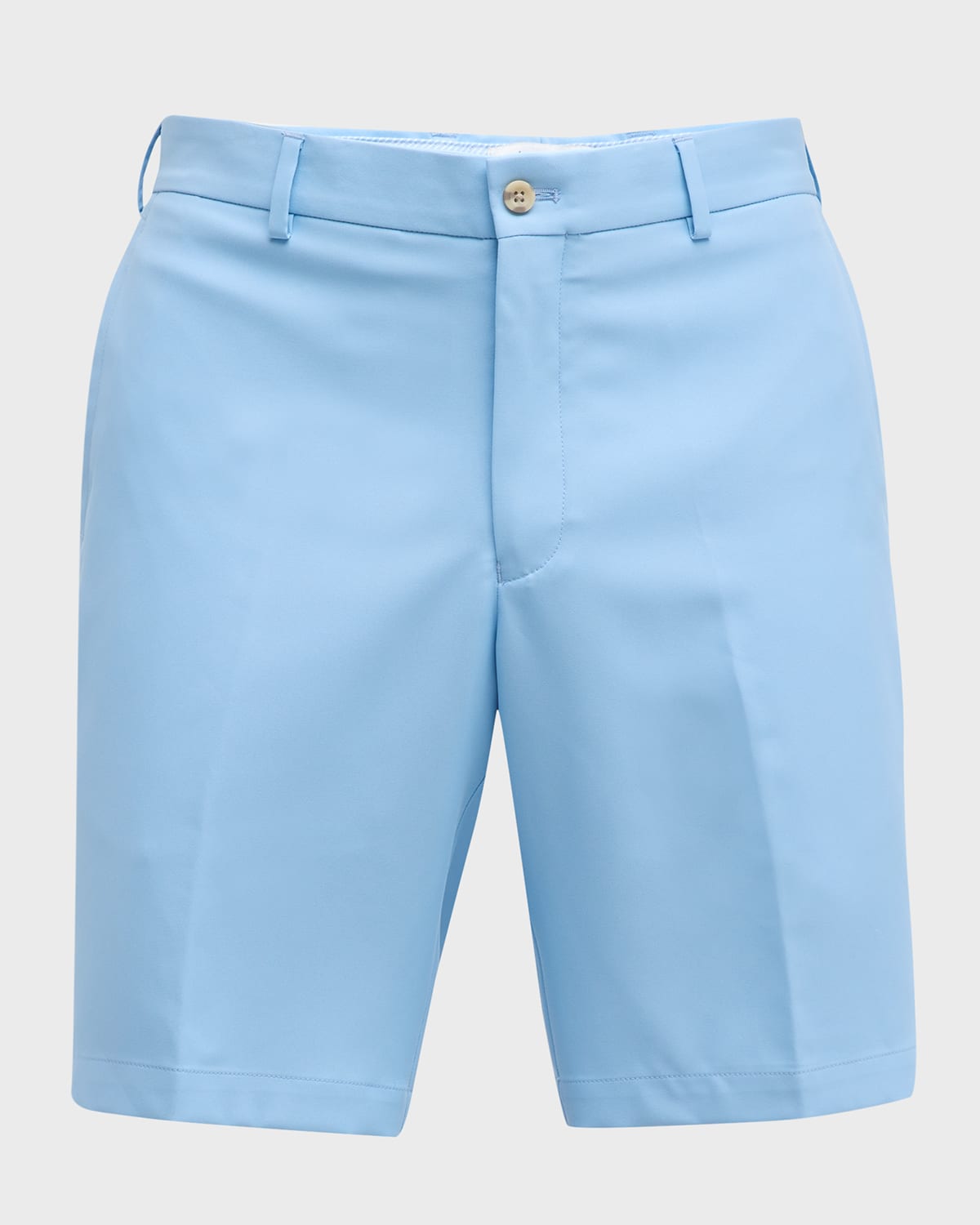 Shop Peter Millar Men's Salem High Drape Performance Shorts In Blue