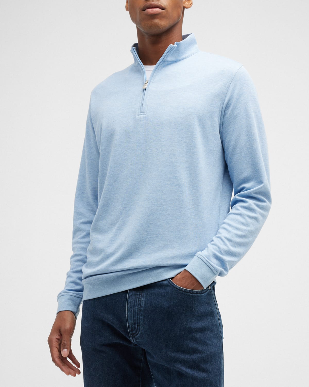 Peter Millar Men's Crown Comfort Half-Zip Sweater
