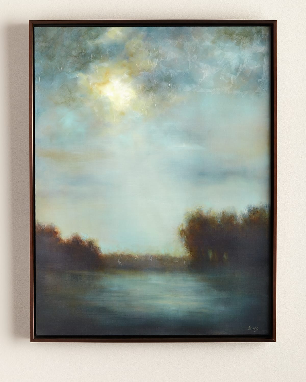 Shop John-richard Collection Breaking Light Giclee On Canvas Wall Art By Lisa Seago In Blue