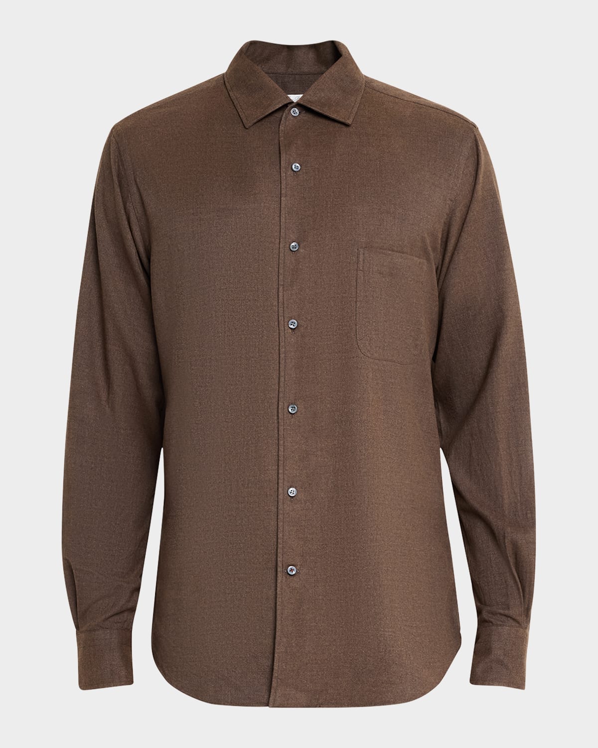Loro Piana Andre Button-down Shirt In Neutral Pattern