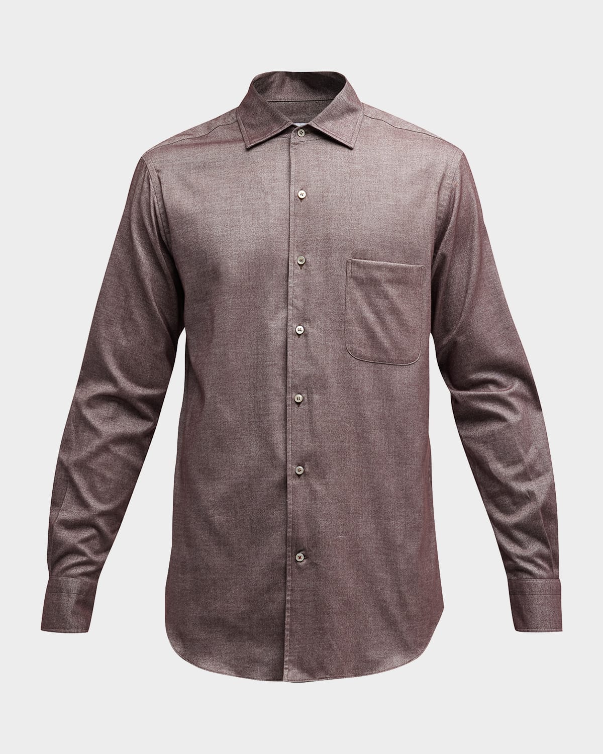 Loro Piana Andre Button-down Shirt In Q04z Grapes Borde