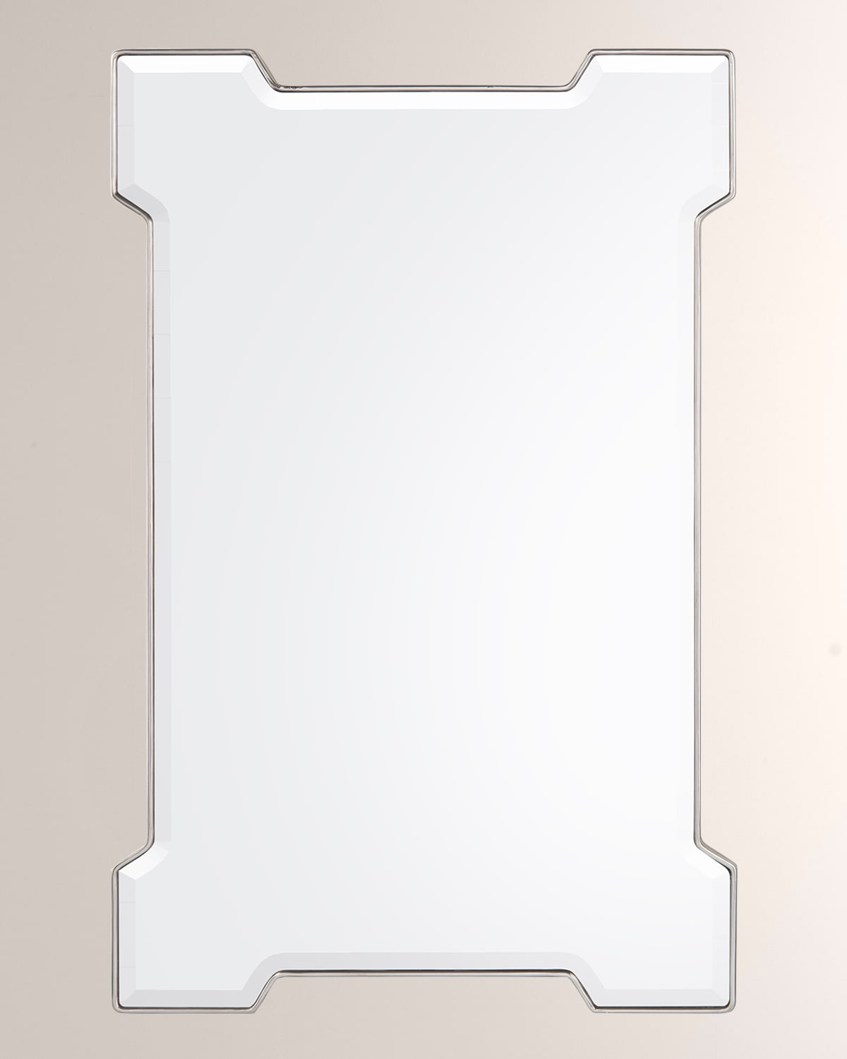John-richard Collection Aversa Mirror In Gray