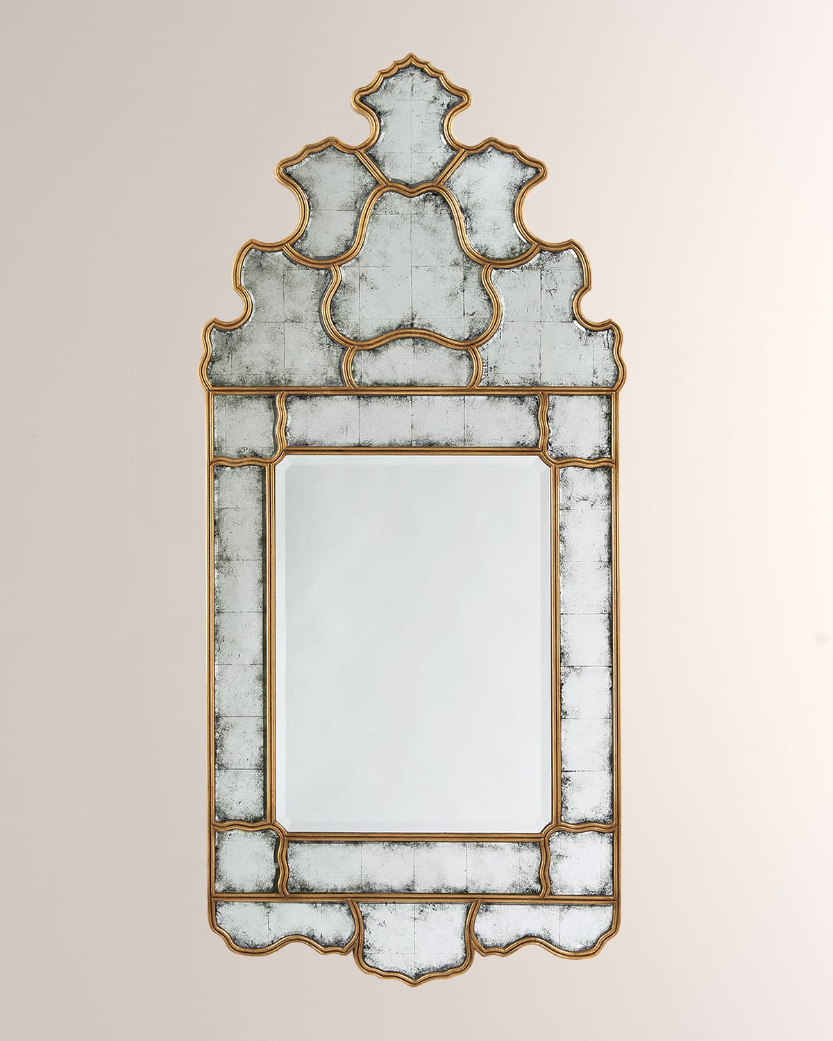 Shop John-richard Collection Isabella Mirror In Yellow