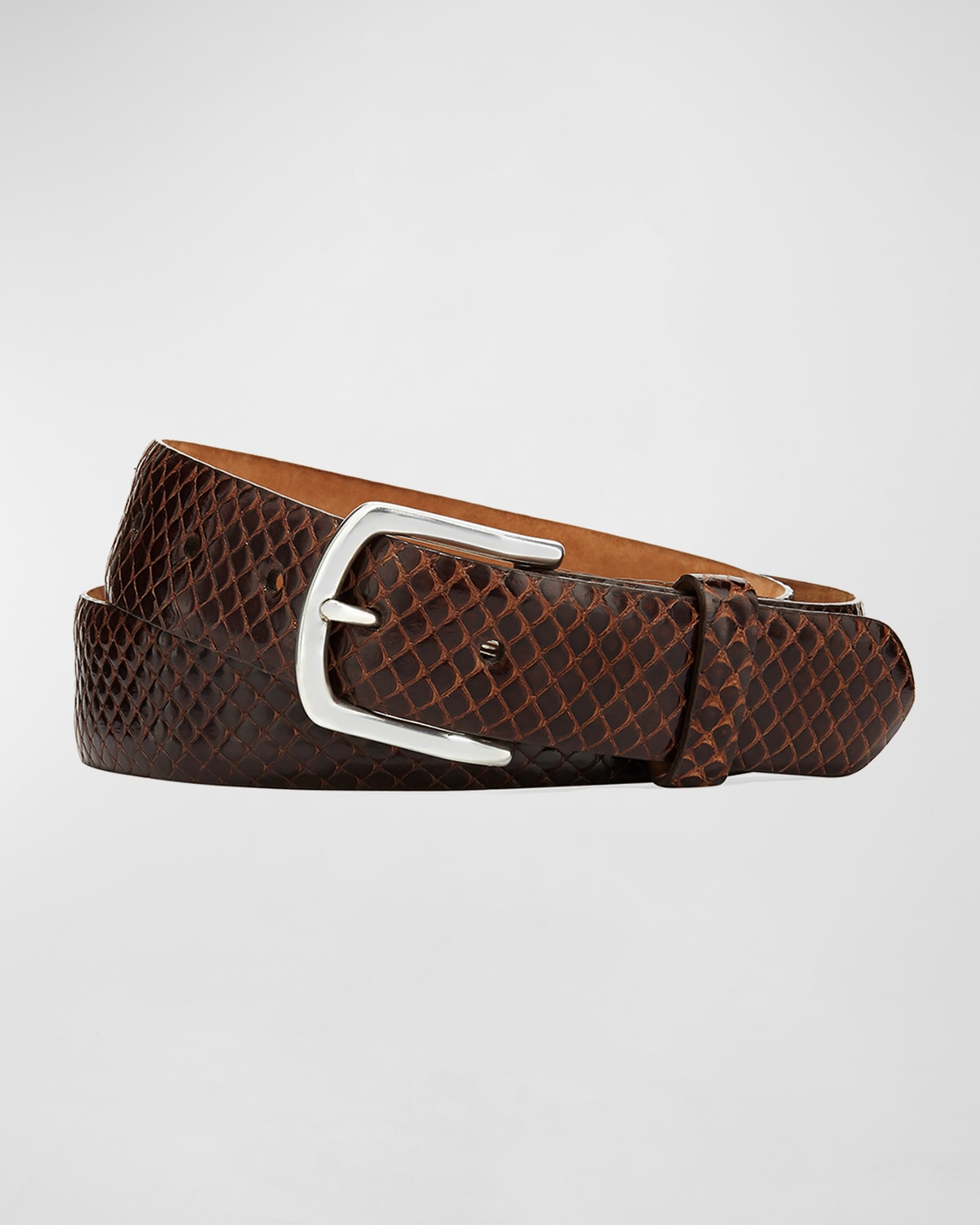 Men's Anaconda Snakeskin Belt