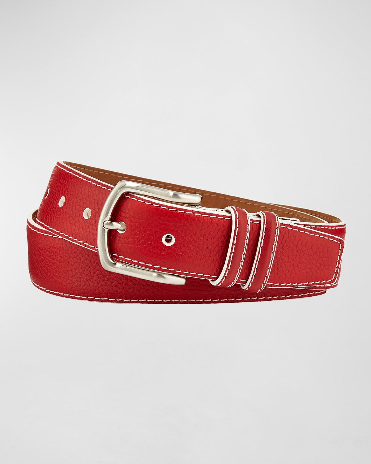 Men's South Beach Pebbled Leather Belt