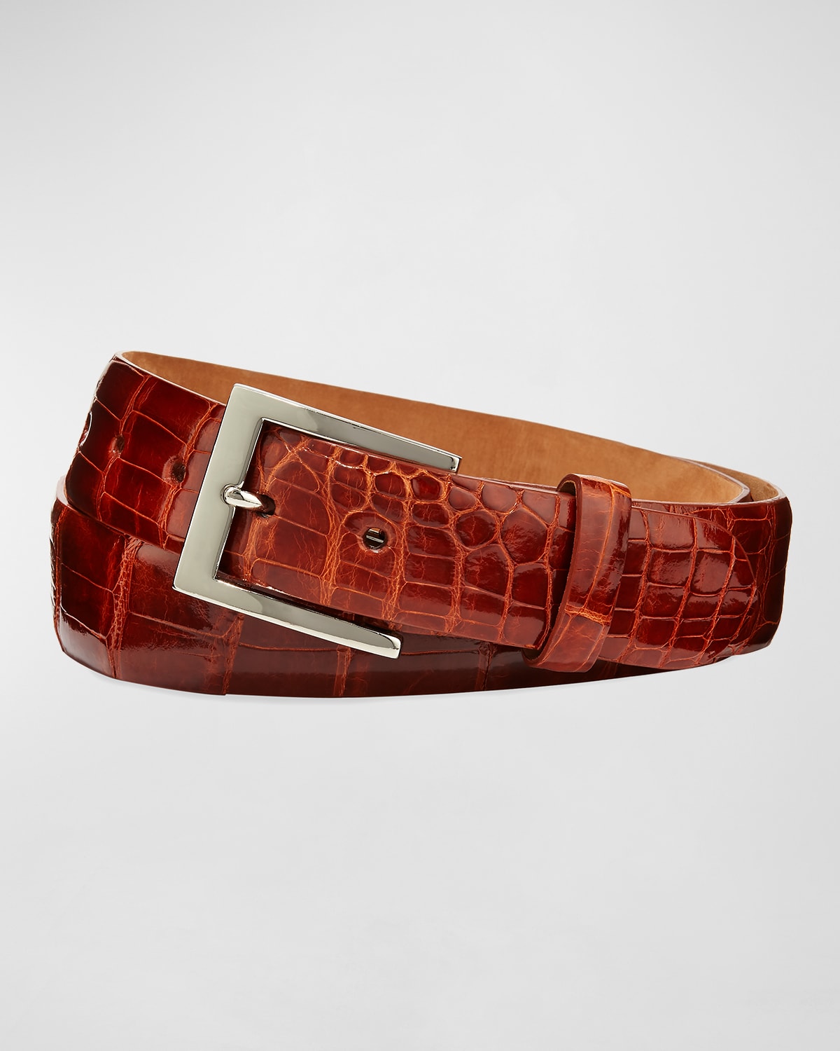 Men's American Alligator Belt