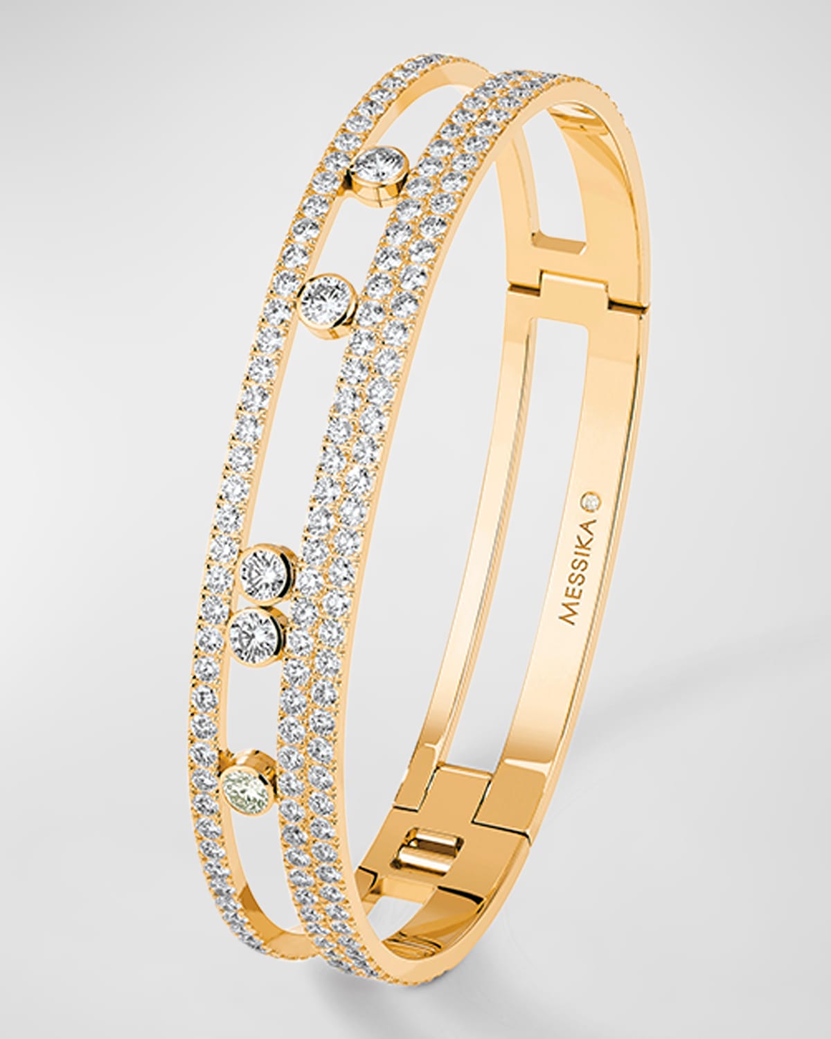 Messika 18k Move Romance Diamond Pave Bracelet