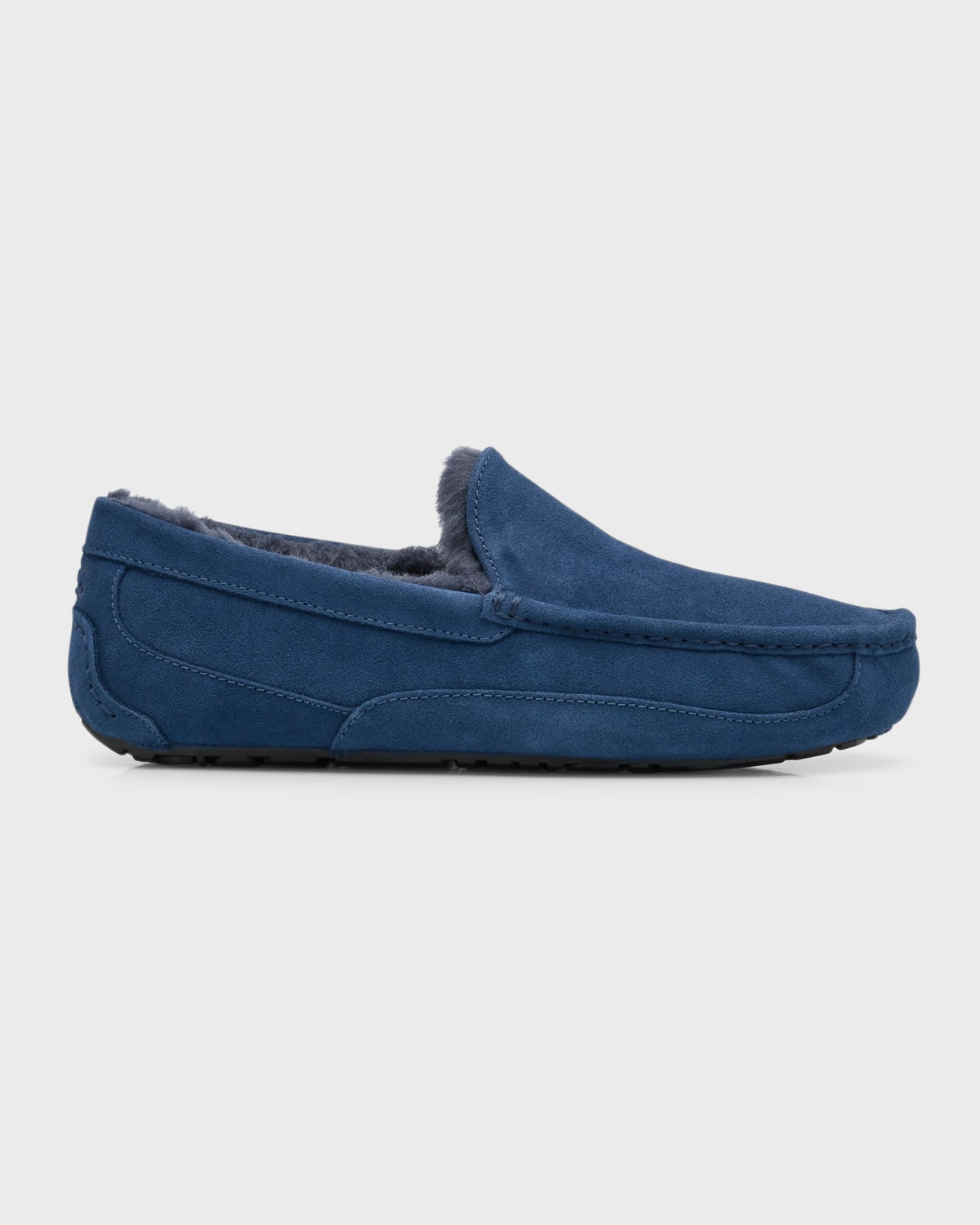 Ugg Men's Ascot Moc Toe Slippers In Ocean Blue