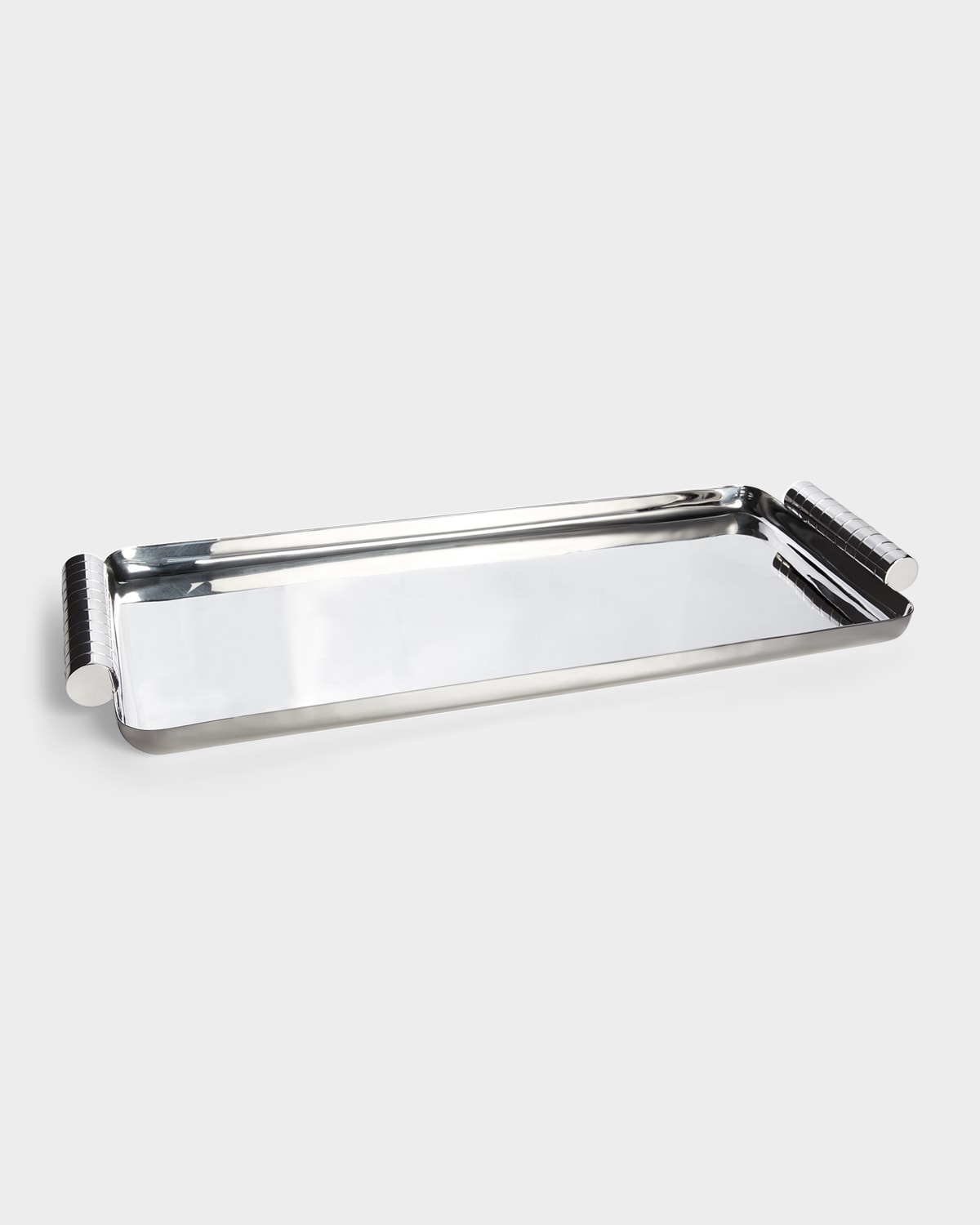 Polo Ralph Lauren Montgomery Oblong Tray In Silver