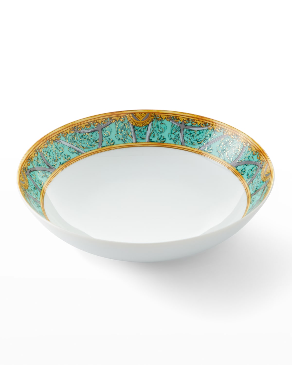 Shop Versace La Scala Del Palazzo Soup Bowl In Green