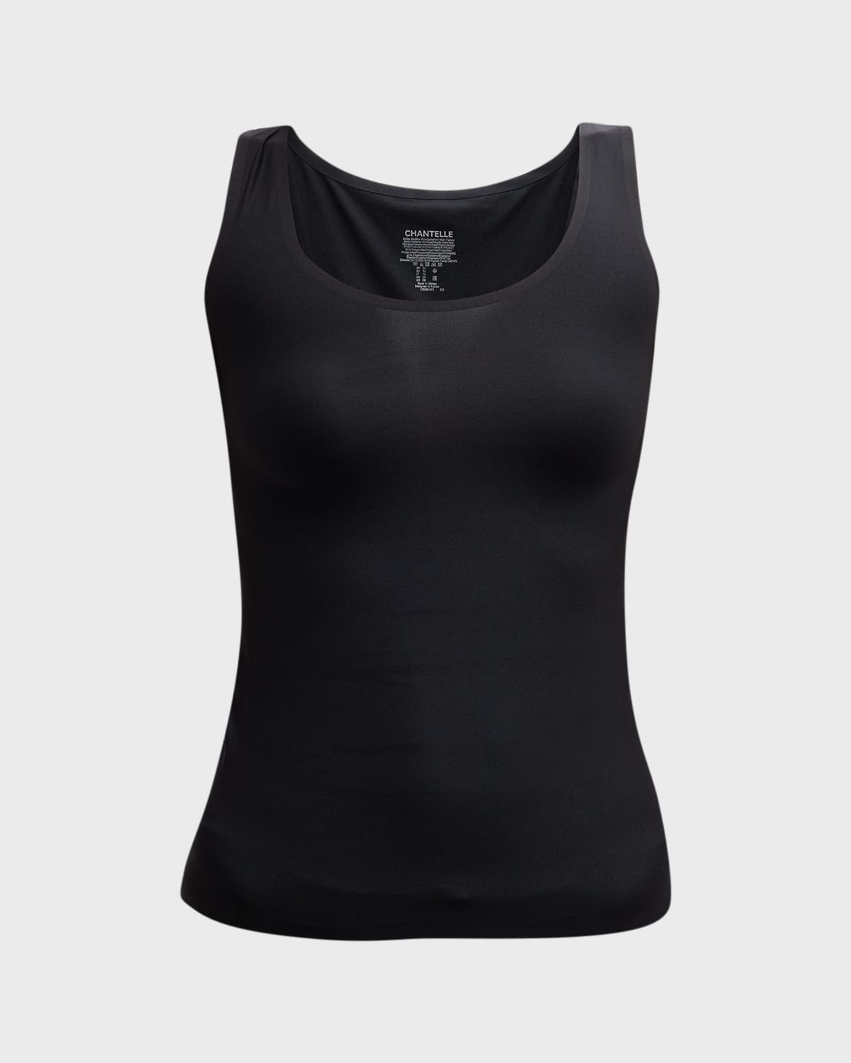 Shop Chantelle Soft Stretch Layering Tank Top In Black