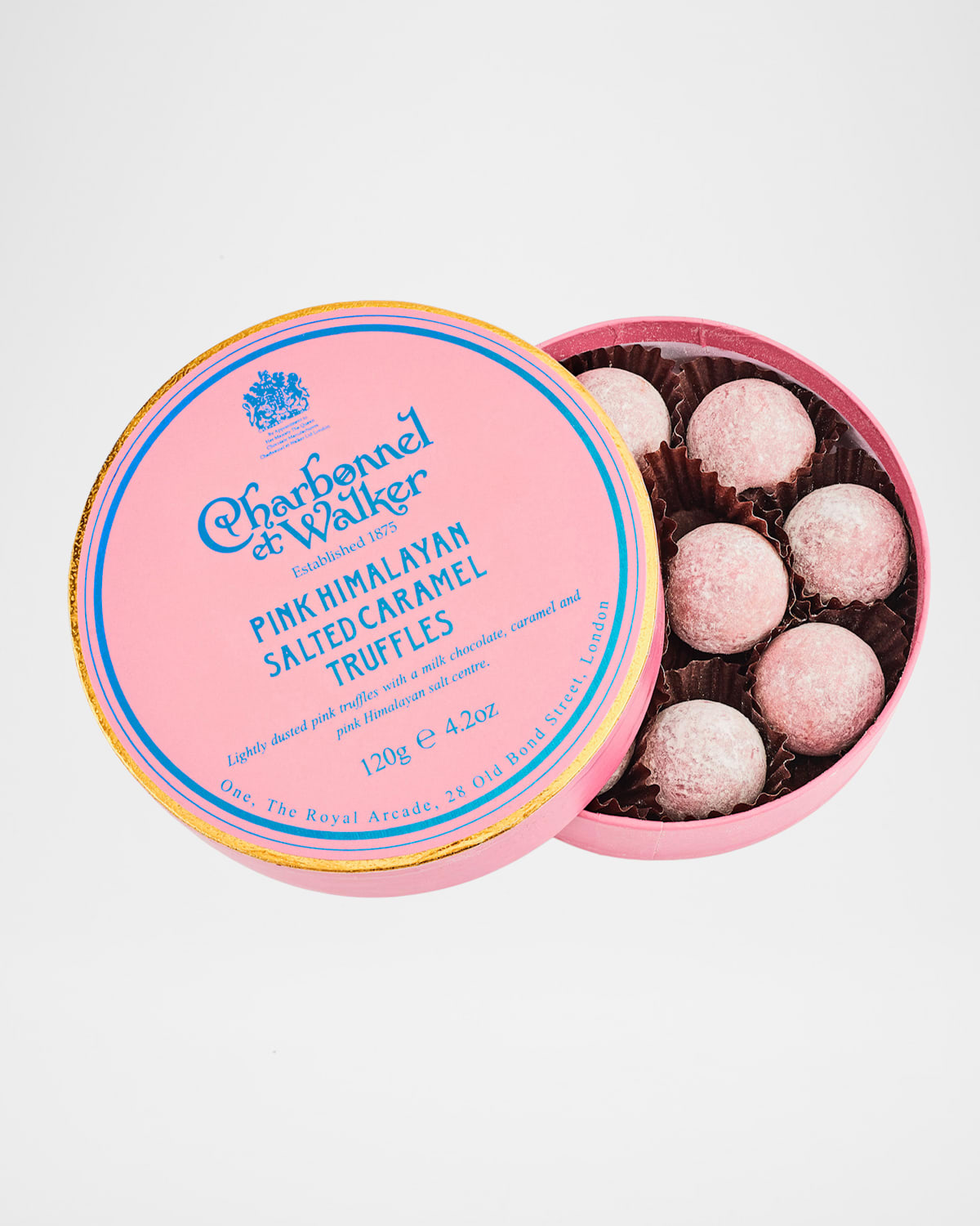 CHARBONNEL ET WALKER PINK HIMALAYAN SALTED CARAMEL TRUFFLES