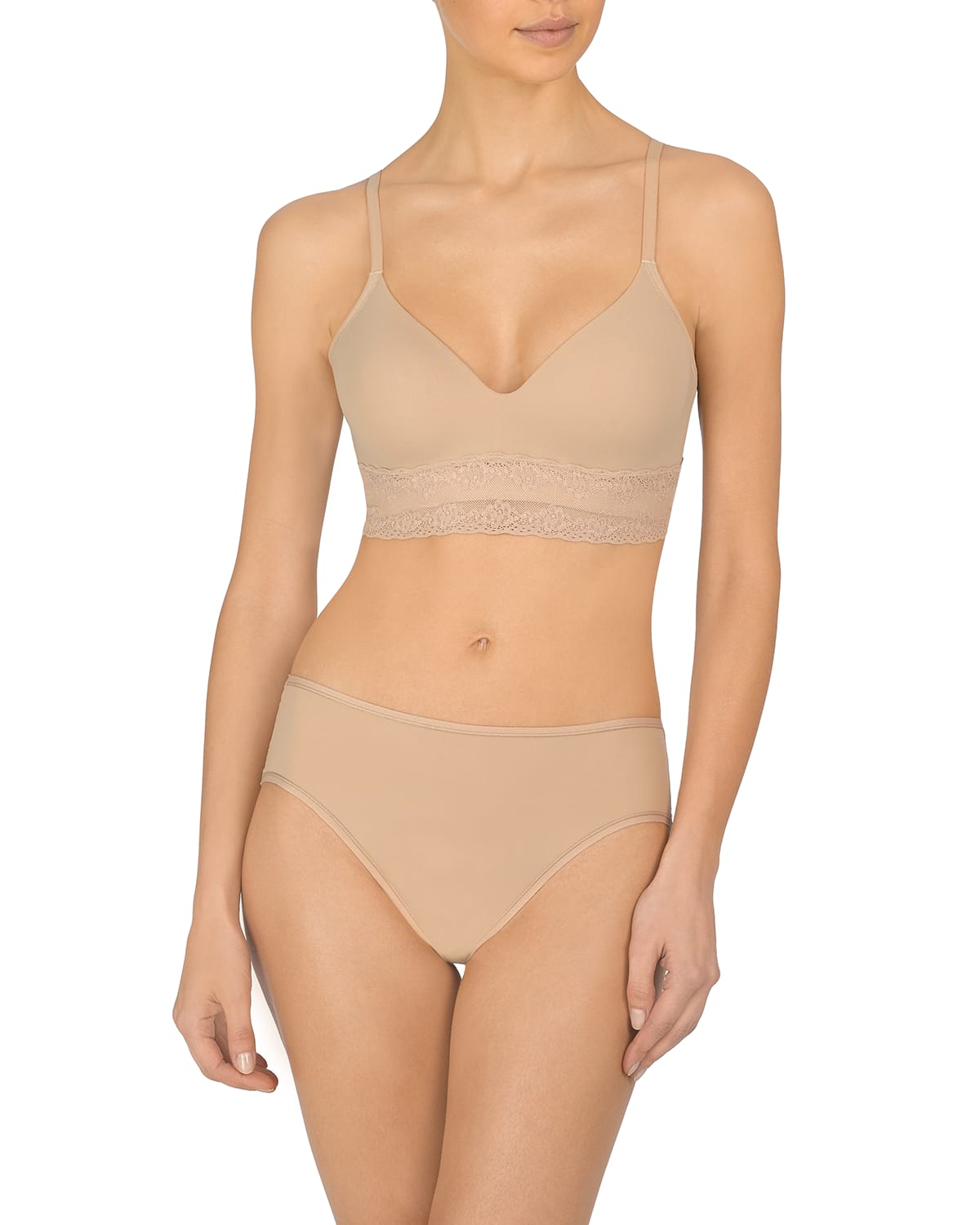 Natori Bliss Perfection French-cut Bikini Briefs In Cafe